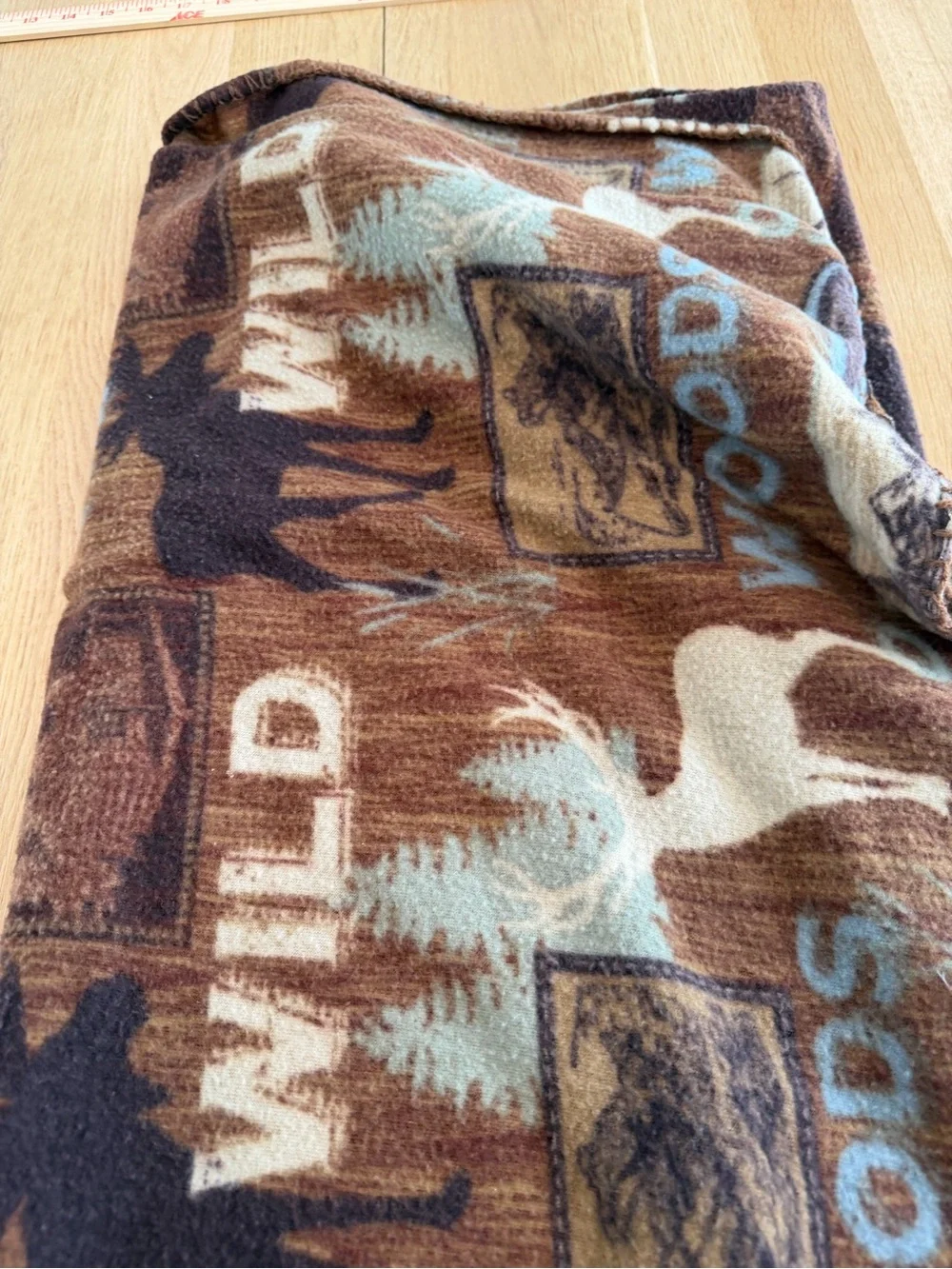 Outdoor Themed Fleece Blanket 50”x60”